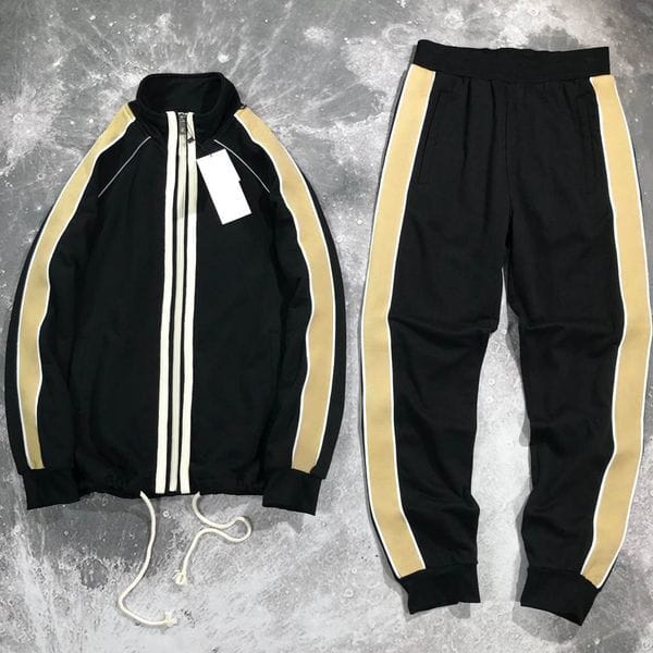Color: NO.3-pants - Size: M - Men Tracksuits Fashion Jackets Suits Mens Hiphop Style Clothing Set Autumn Streetwear Winter Sportwear Coat Jogger Pants 3 Styles