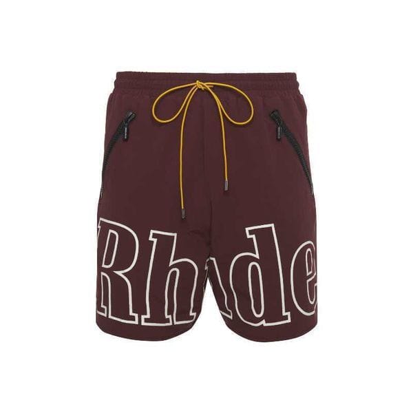 Color: Brown - Size: L - Men's Tracksuits New European and American Summer Shorts Sports Male Loose Large Size Five Minutes Basketball Pants Knee-length