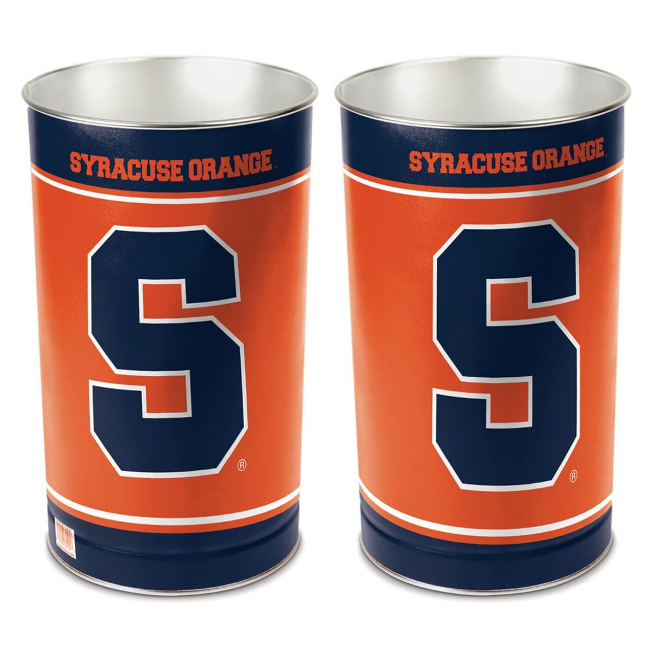 Syracuse Orange Wastebasket 15 Inch