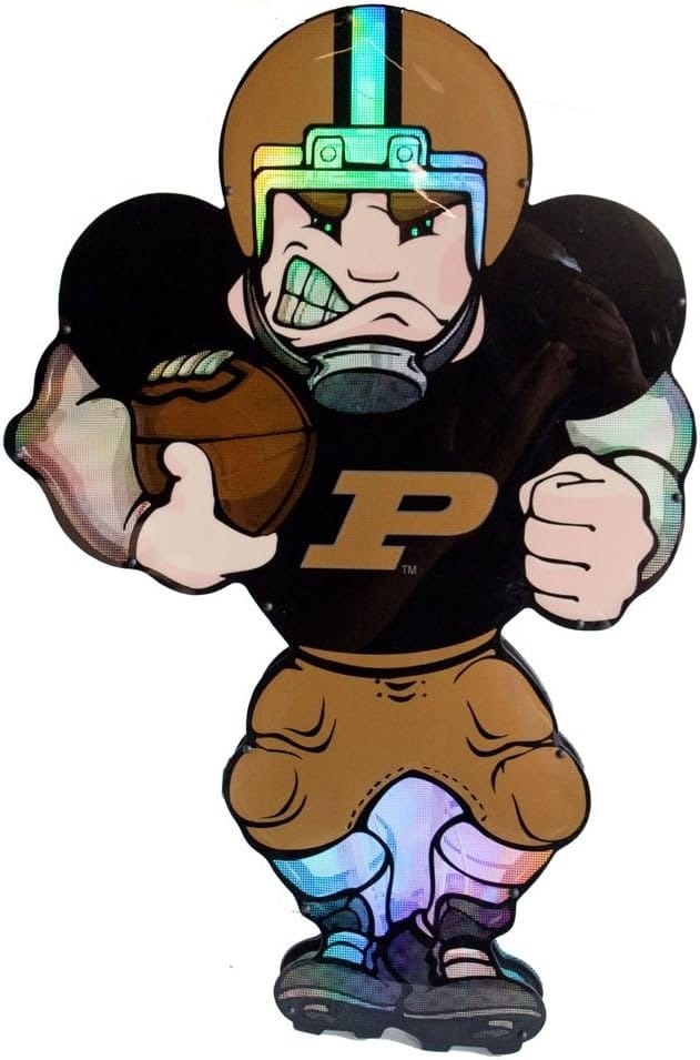 Purdue Boilermakers Window Light Up Player 20 Inch Double Sided CO
