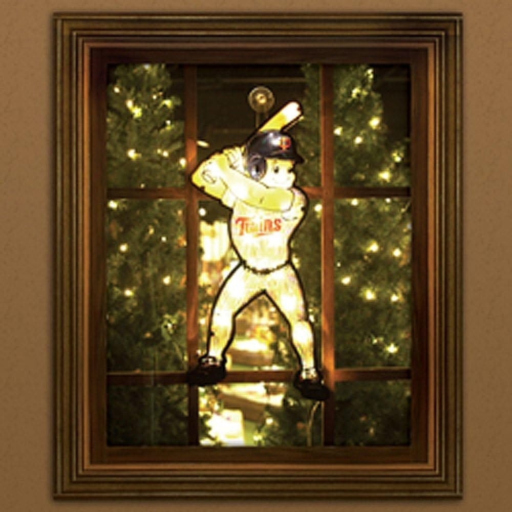 Minnesota Twins Window Light Up Player 20 Inch Double Sided CO