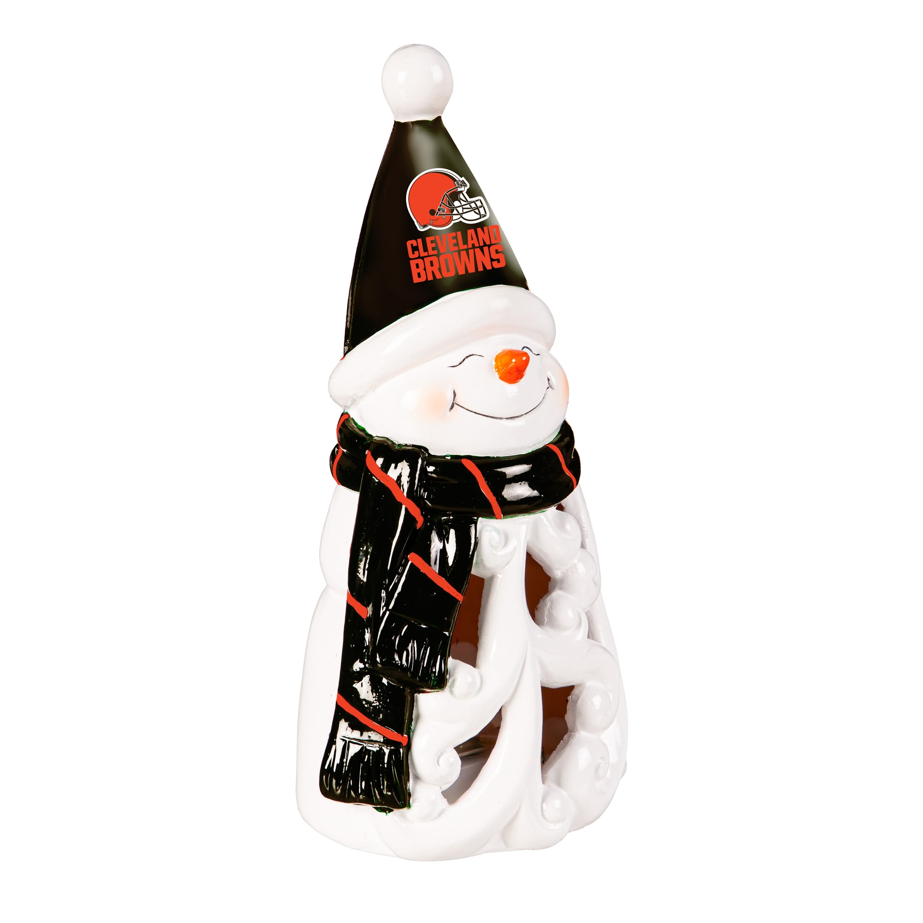 Cleveland Browns Statue 8 Inch LED Snowman Cleveland Browns Statue 8 Inch LED Snowman