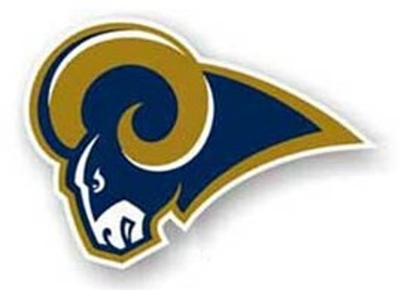 Los Angeles Rams Magnet Car Style 12 Inch Left Logo Design