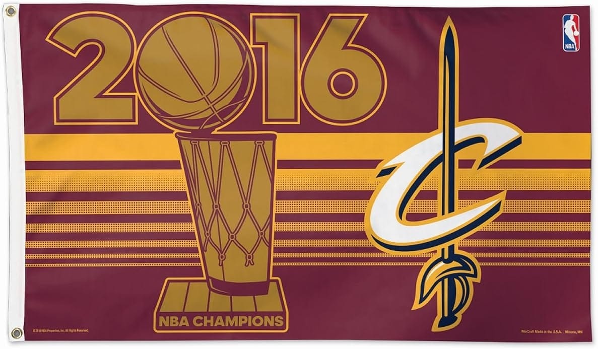 Cleveland Cavaliers Flag 3×5 Deluxe Style Celebration w/o Players 2016 Champions Design