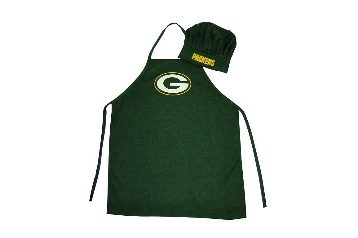 Green Bay Packers Apron and Chef Hat Set