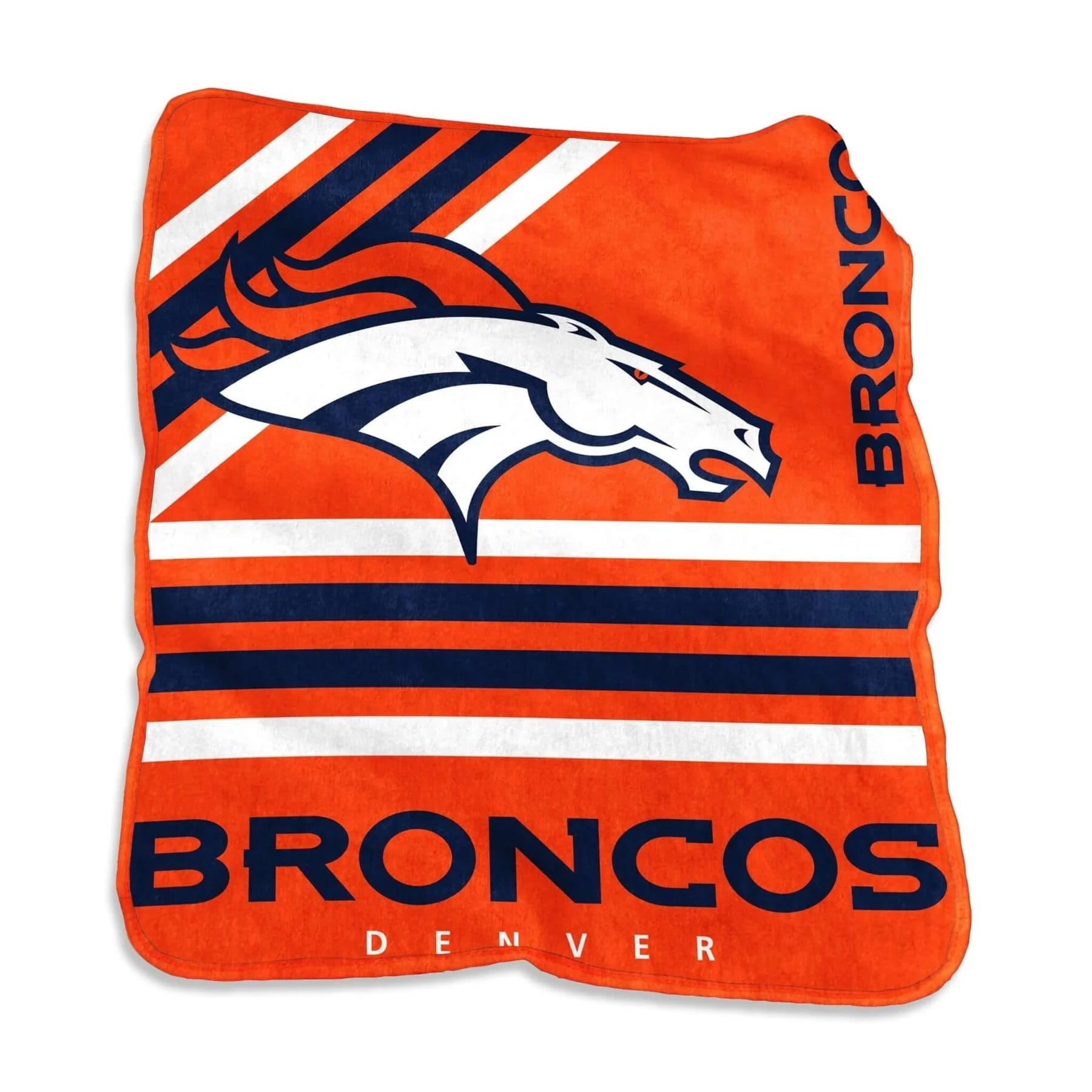 Denver Broncos Blanket 50×60 Raschel Throw