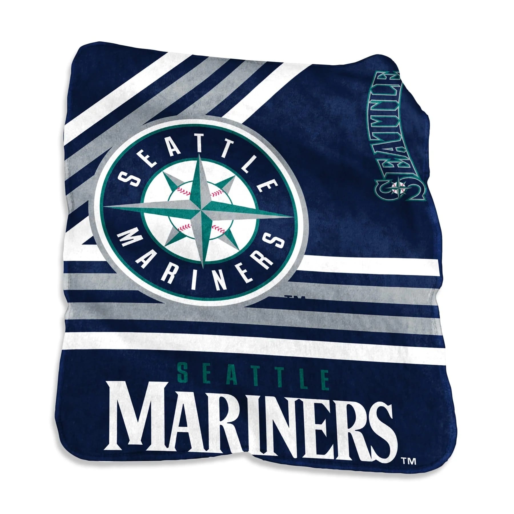 Seattle Mariners Blanket 50×60 Raschel Throw