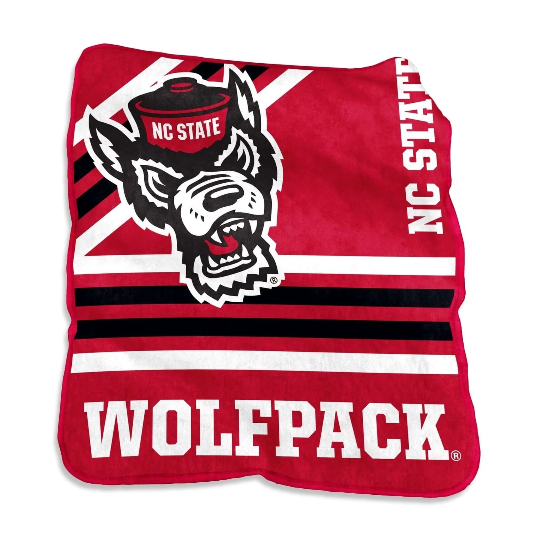 North Carolina State Wolfpack Blanket 50×60 Raschel Throw