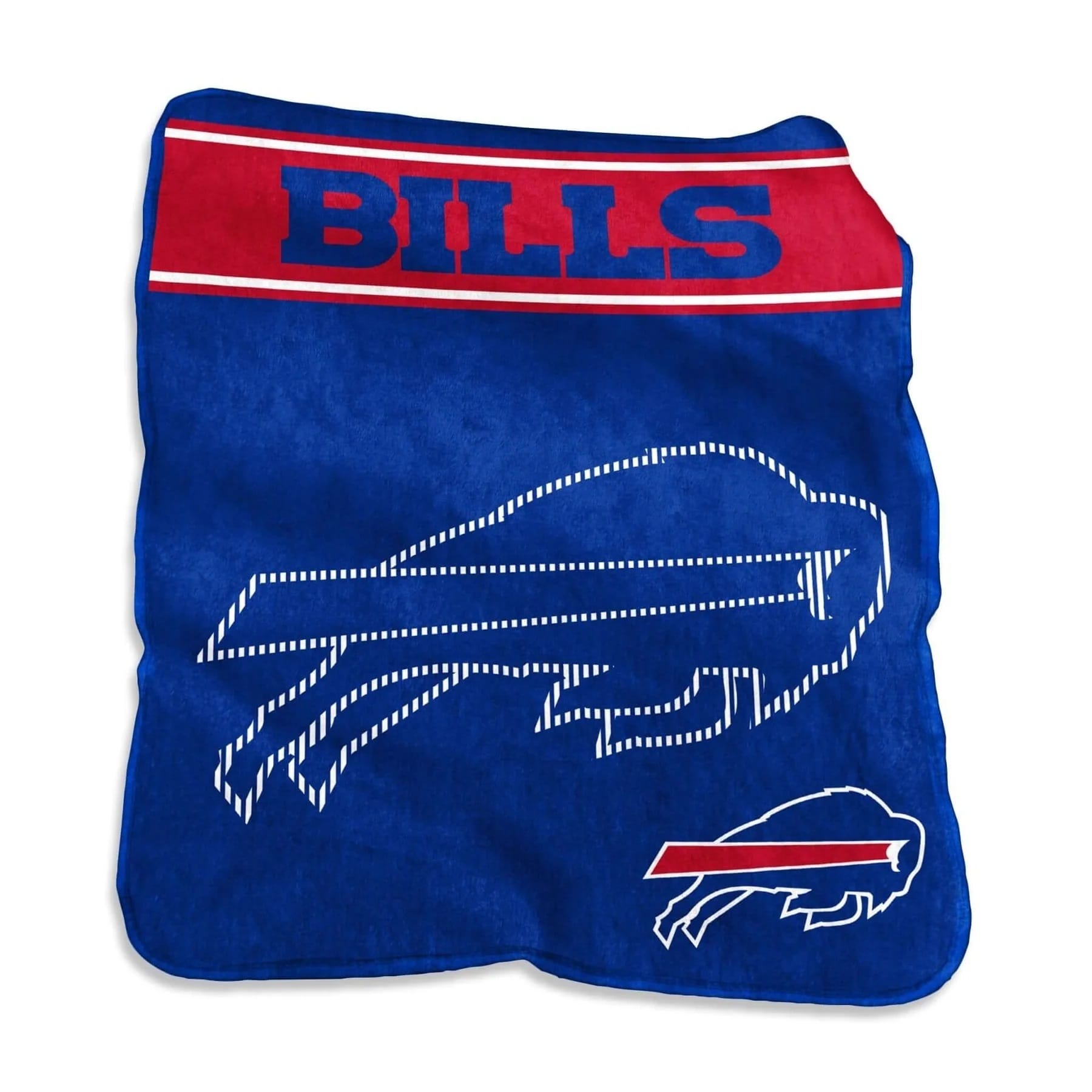 Buffalo Bills Blanket 60×80 Raschel Throw