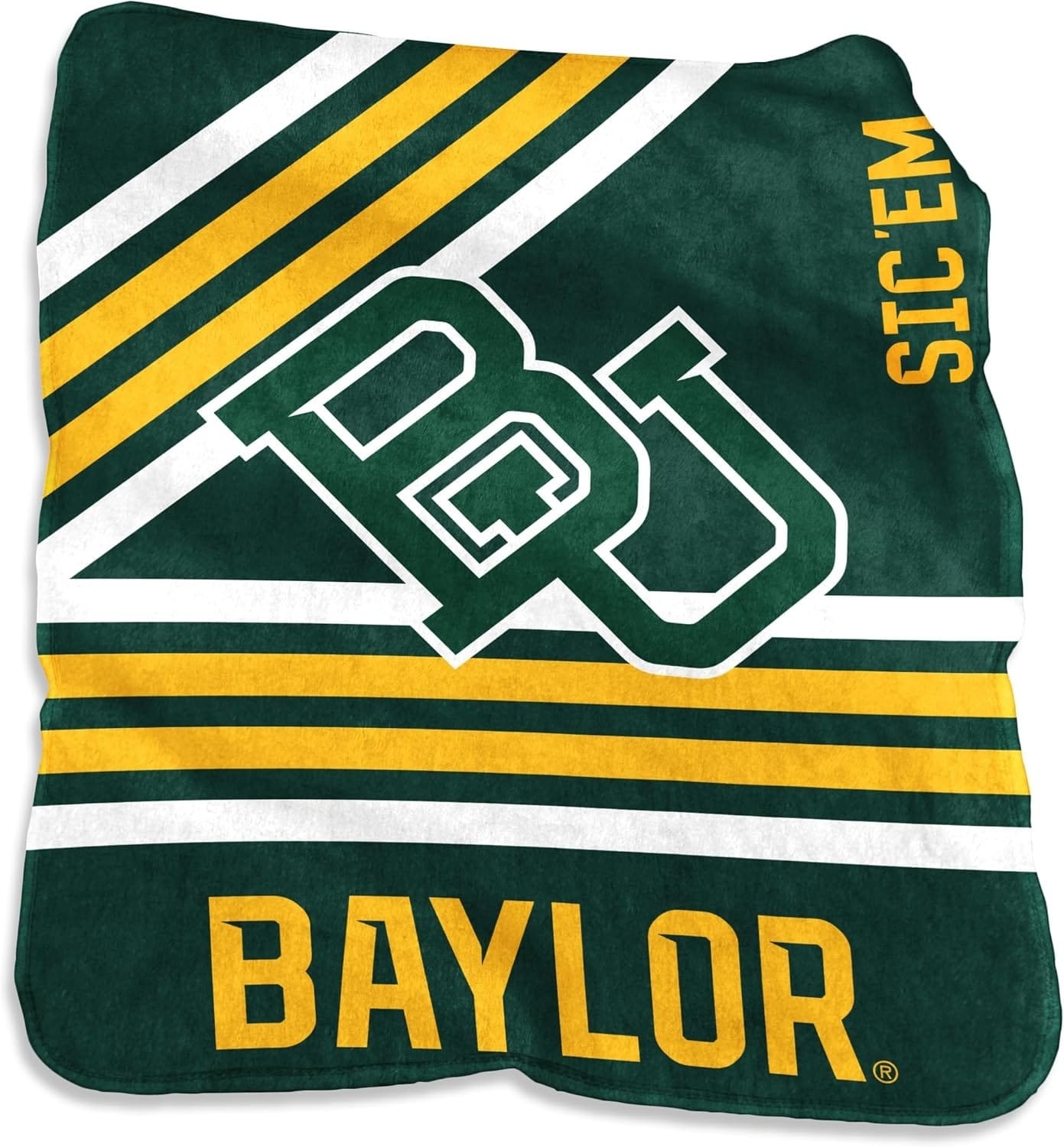 Baylor Bears Blanket 50×60 Raschel Throw