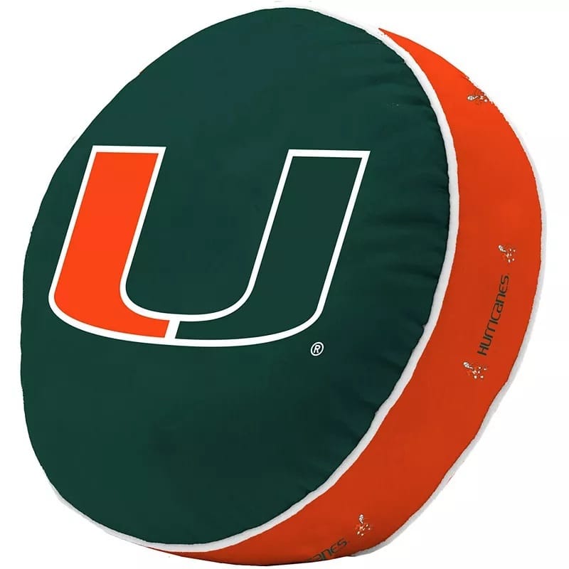 Miami Hurricanes Puff Pillow