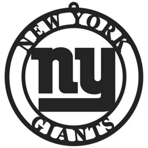 New York Giants Sign Door Hanger 16 Inch