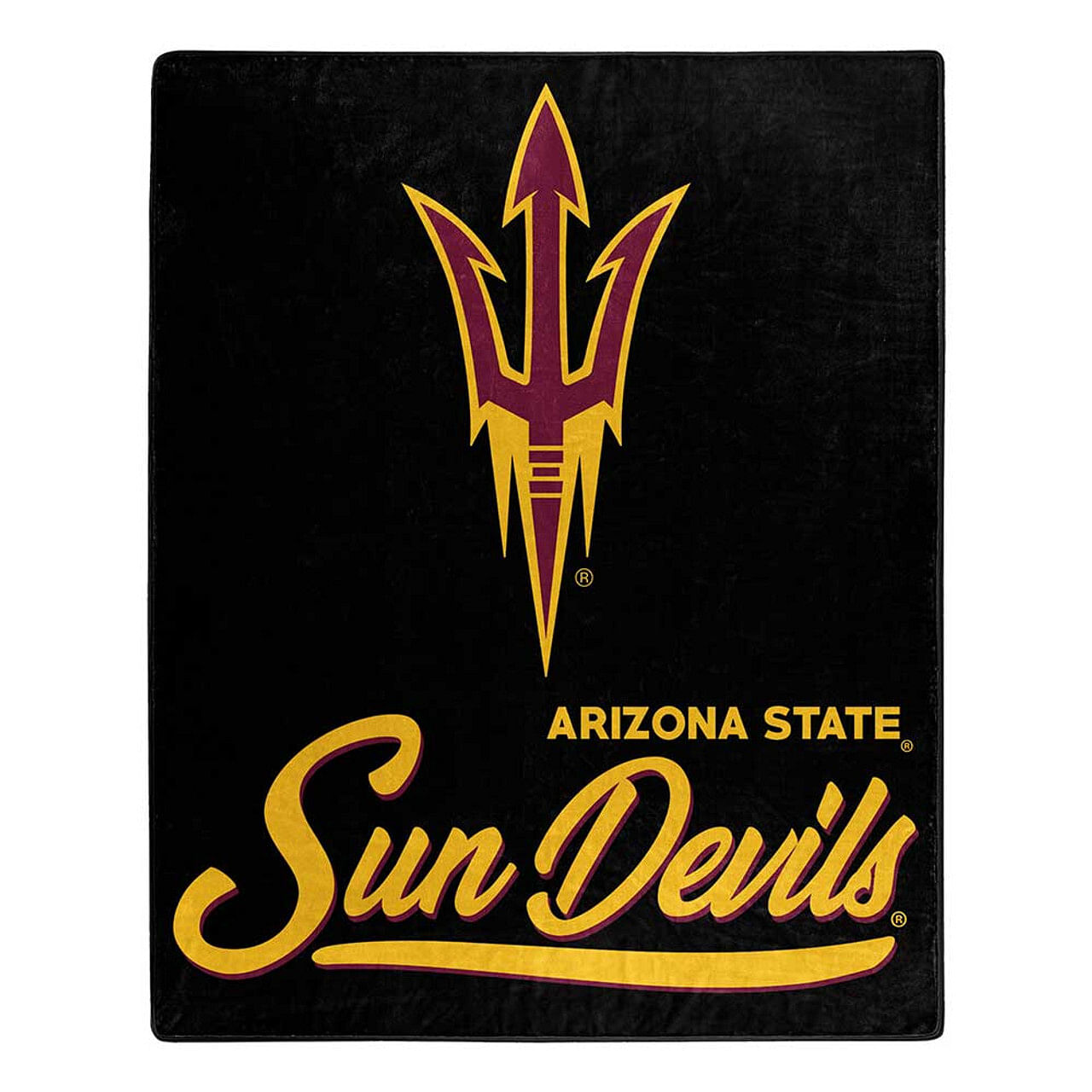 Arizona State Sun Devils Blanket 50×60 Raschel Signature Design