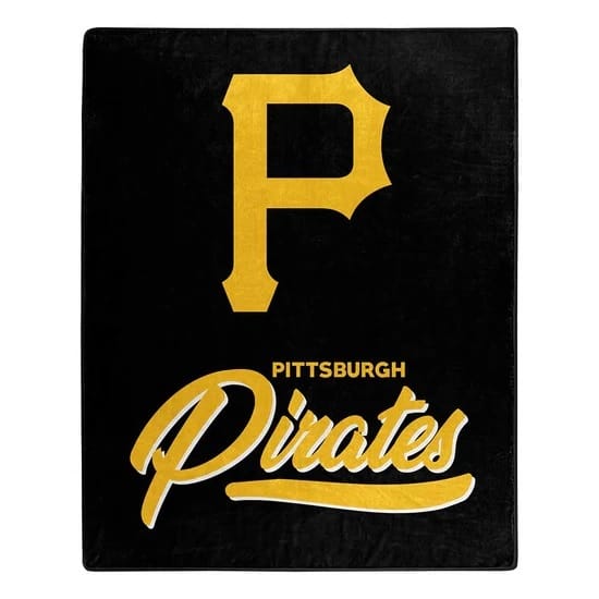 Pittsburgh Pirates Blanket 50×60 Raschel Signature Design