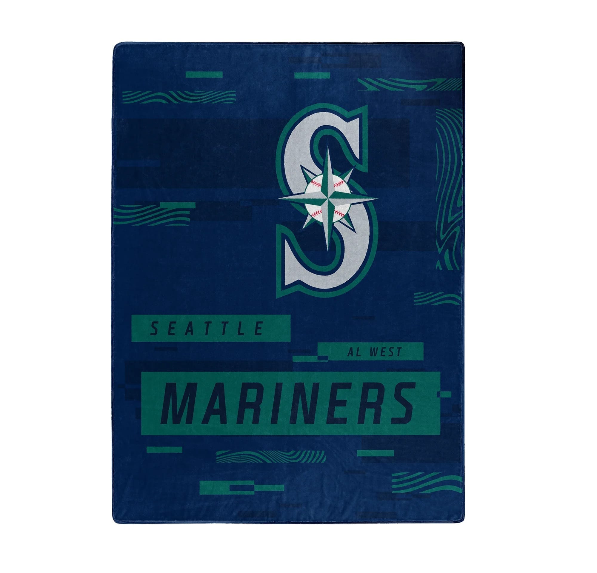 Seattle Mariners Blanket 60×80 Raschel Digitize Design