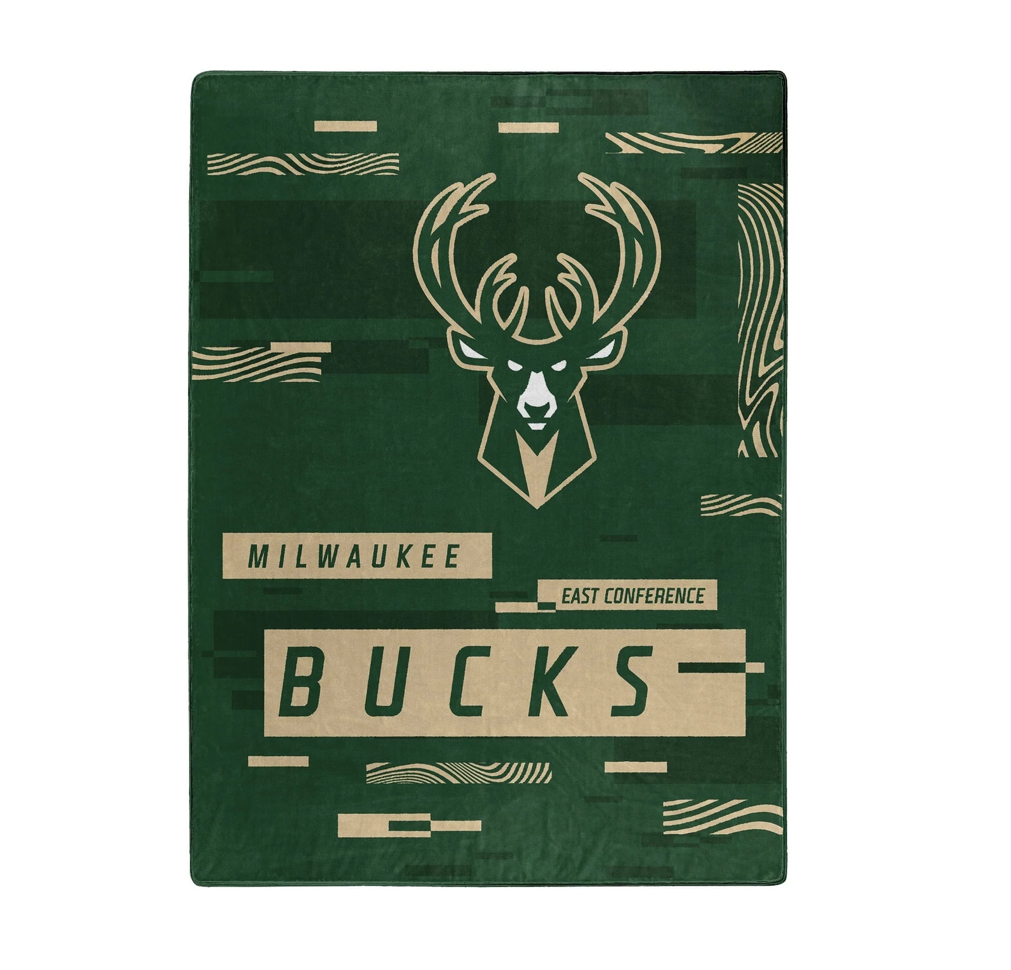 Milwaukee Bucks Blanket 60×80 Raschel Digitize Design