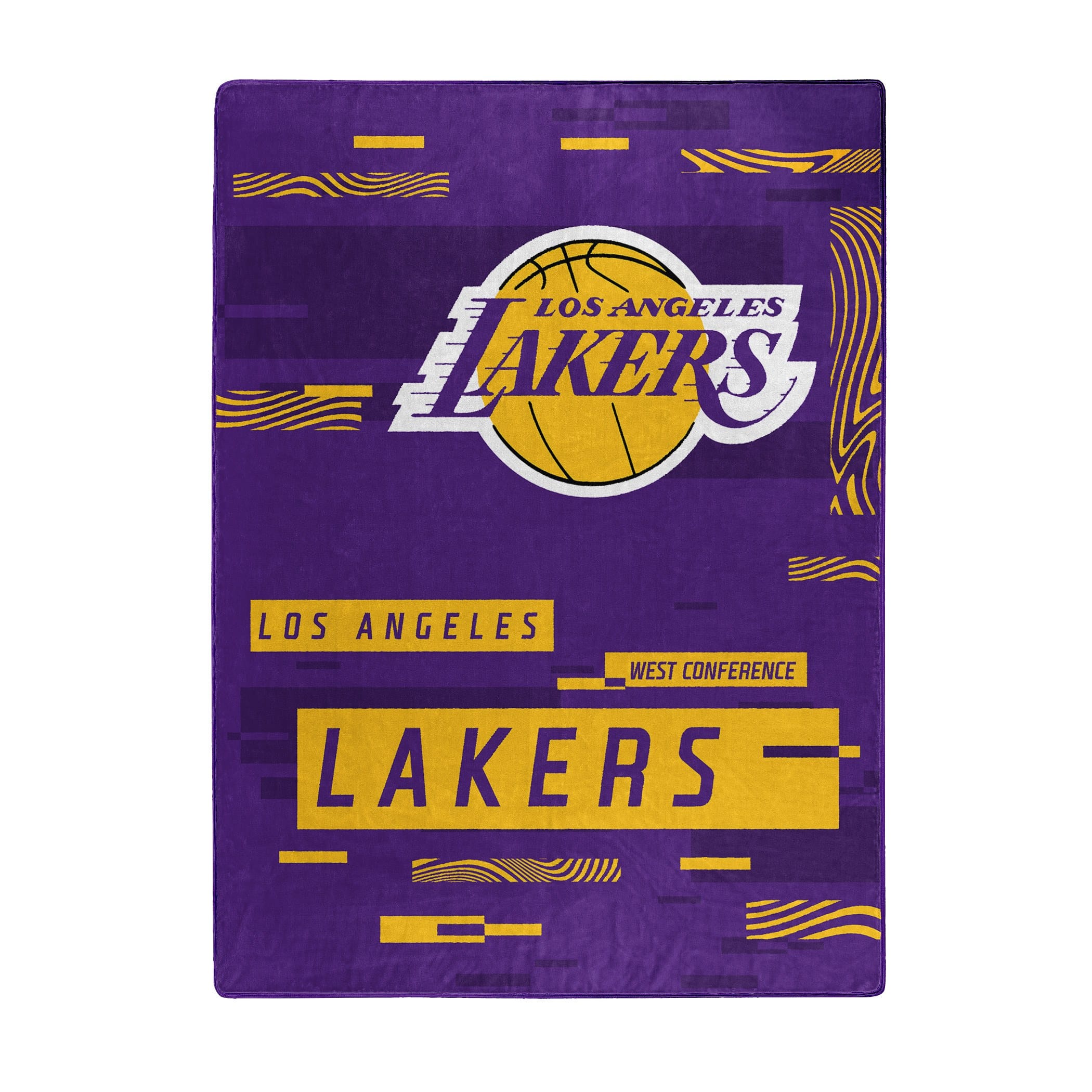 Los Angeles Lakers Blanket 60×80 Raschel Digitize Design