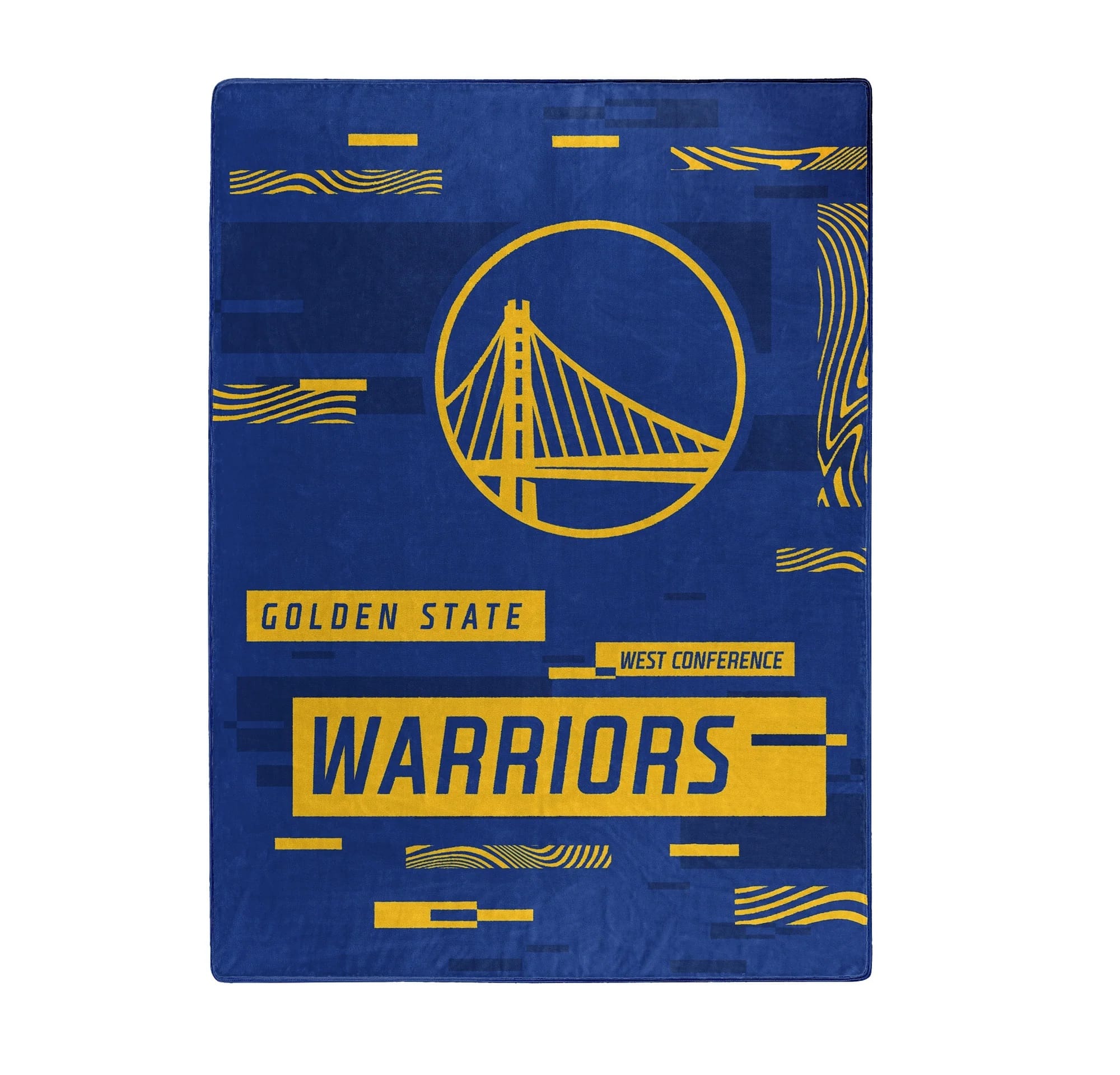 Golden State Warriors Blanket 60×80 Raschel Digitize Design