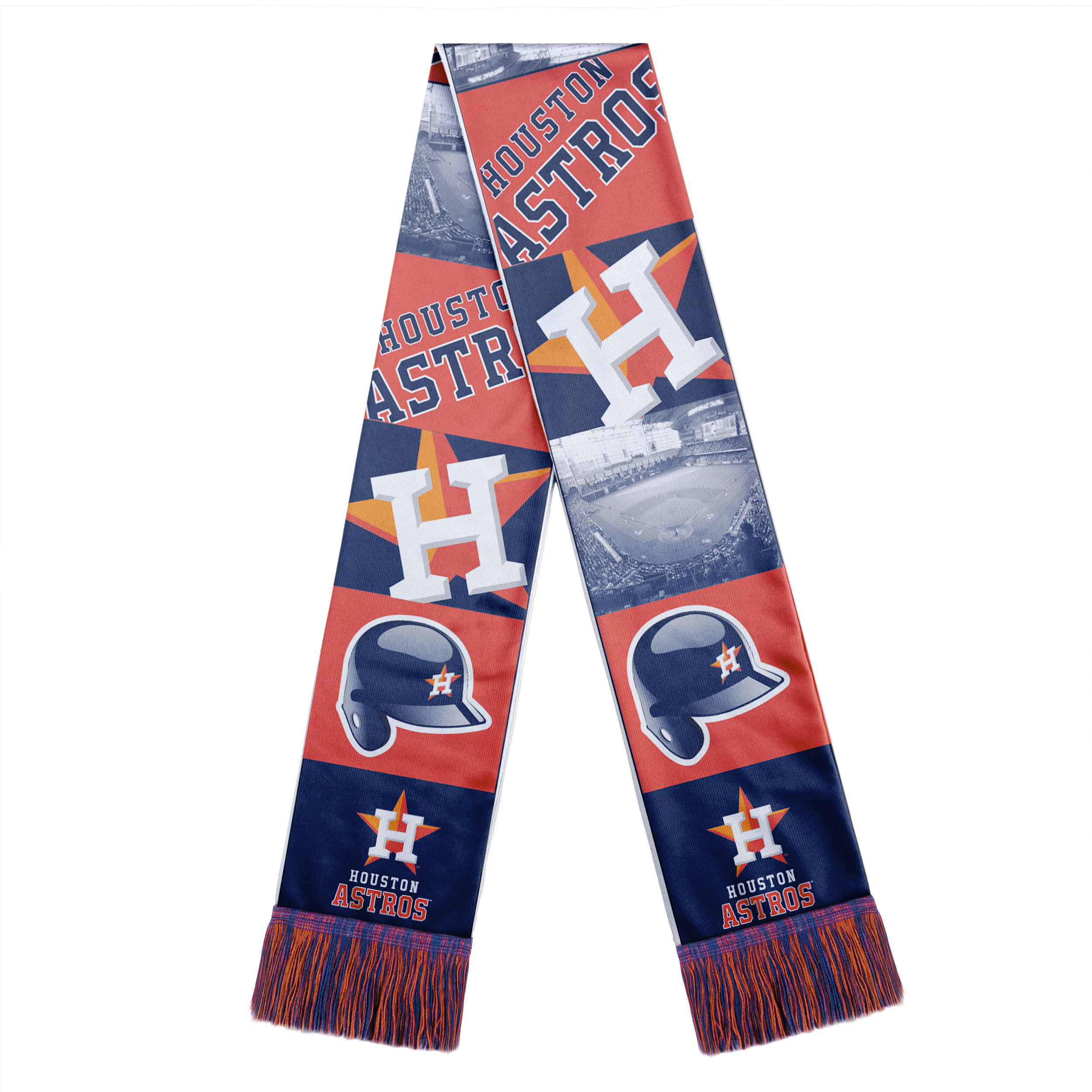 Houston Astros Scarf Printed Bar Design