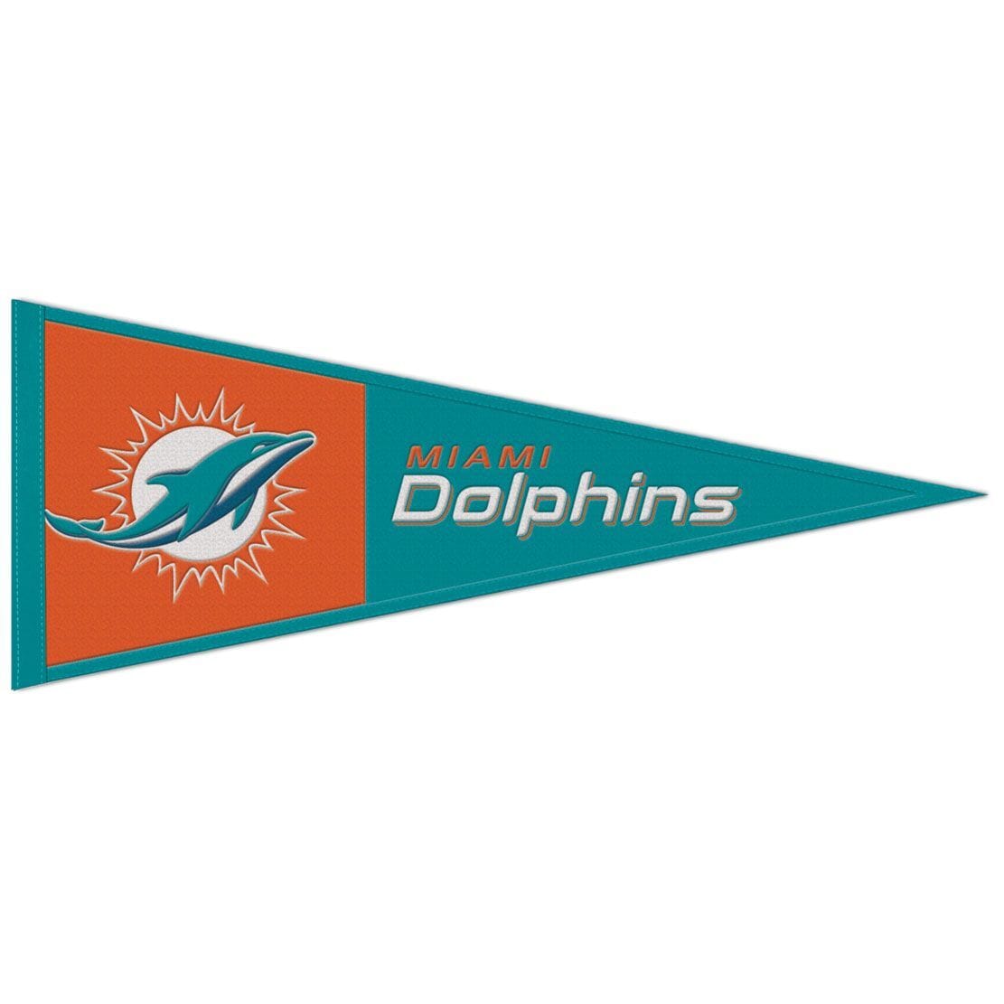 Miami Dolphins Pennant Wool 13×32