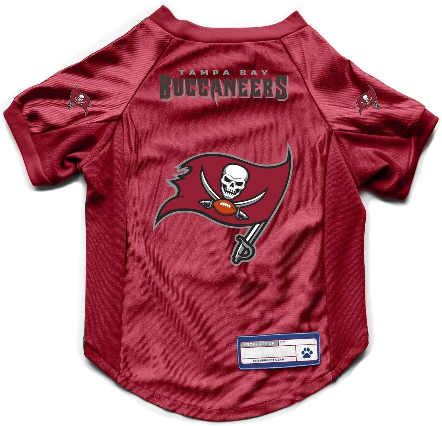 Tampa Bay Buccaneers Pet Jersey Stretch Size XL