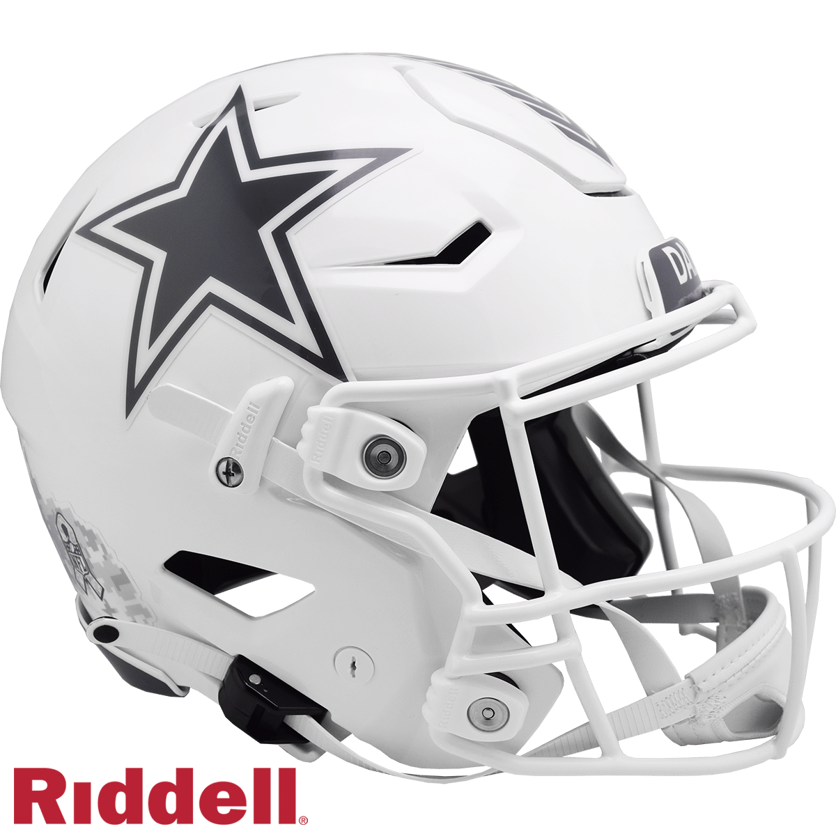 Dallas Cowboys Helmet Riddell Authentic Full Size SpeedFlex Style Salute To Service 2024