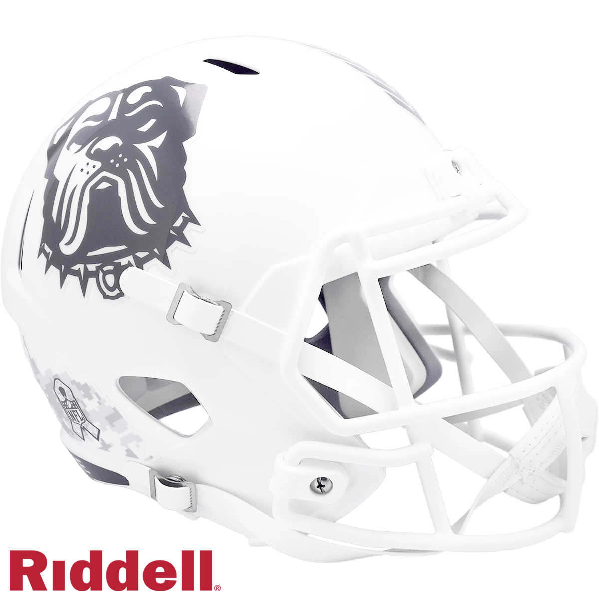 Cleveland Browns Helmet Riddell Replica Full Size Speed Style Salute To Service 2024