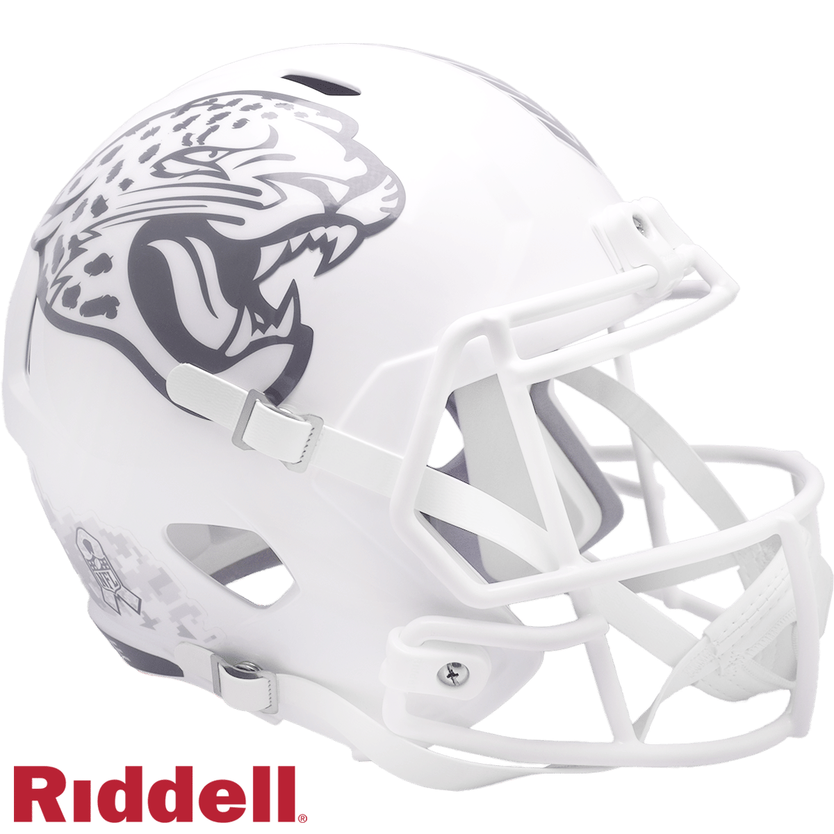 Jacksonville Jaguars Helmet Riddell Replica Full Size Speed Style Salute To Service 2024