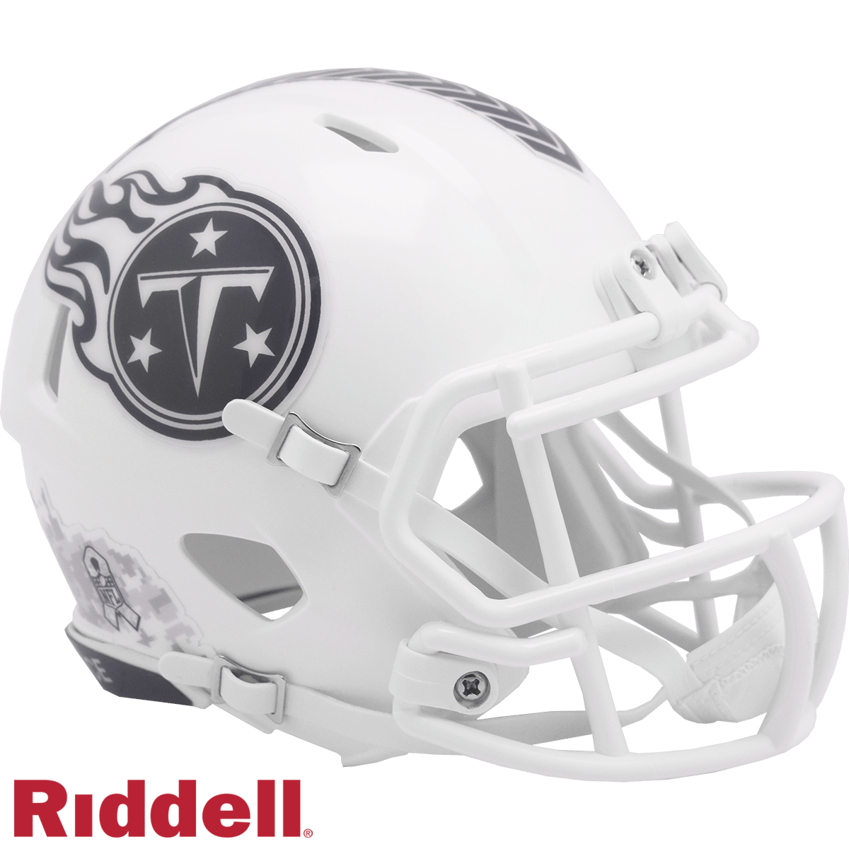Tennessee Titans Helmet Riddell Replica Mini Speed Style Salute To Service 2024