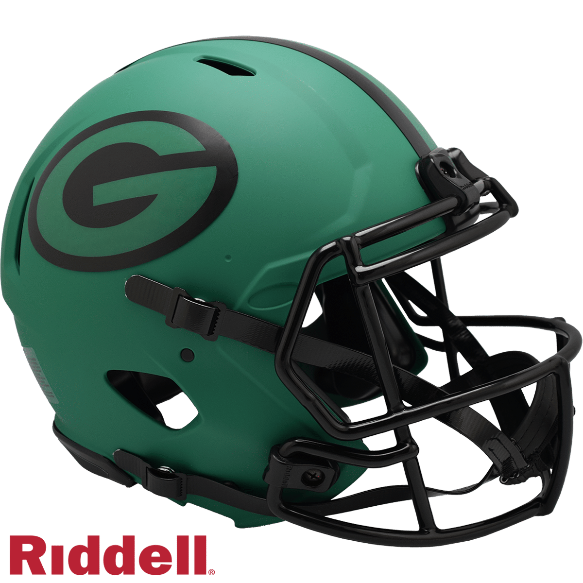 Green Bay Packers Helmet Riddell Authentic Full Size Speed Style Rave Alternate