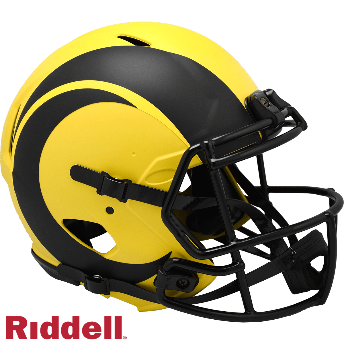 Los Angeles Rams Helmet Riddell Authentic Full Size Speed Style Rave Alternate