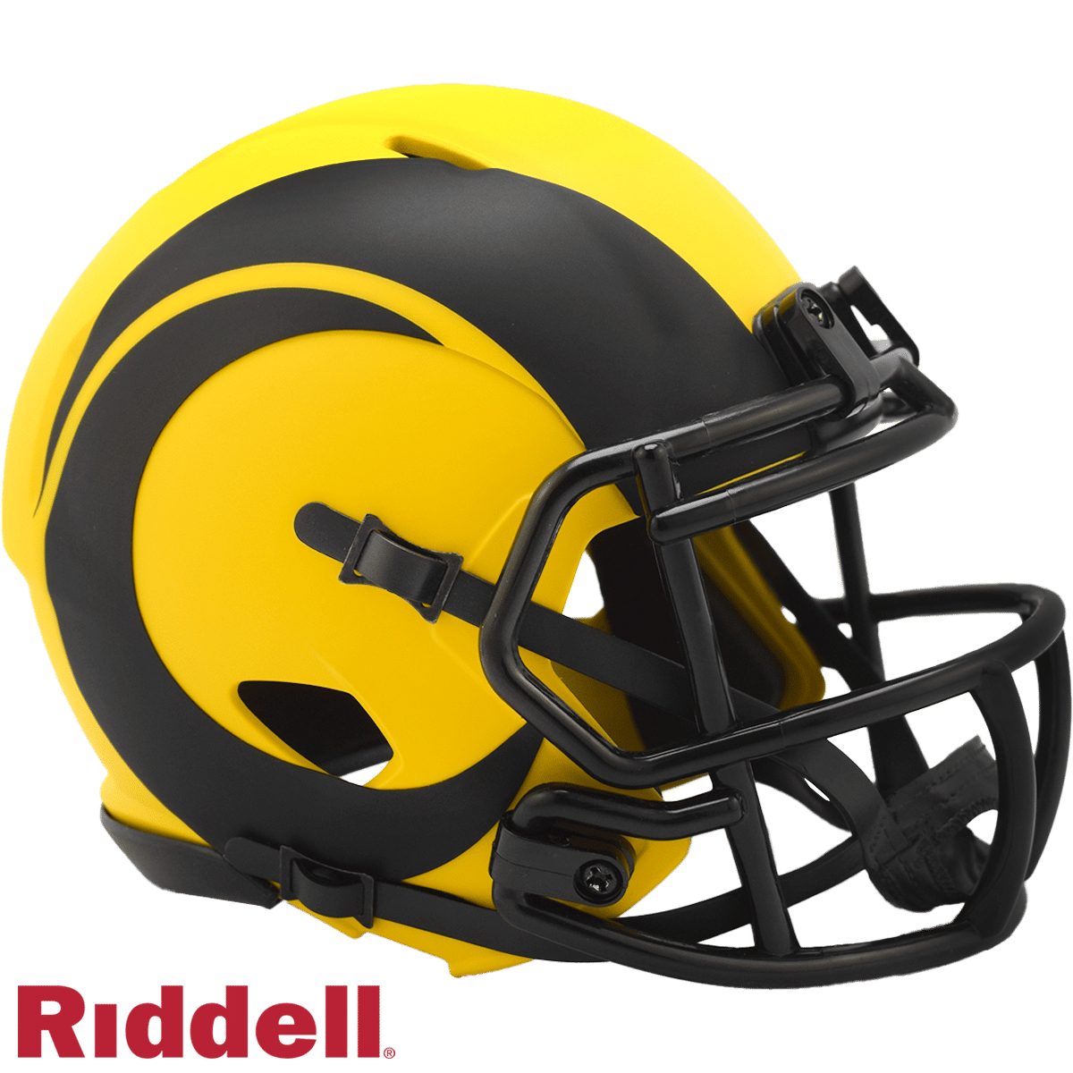 Los Angeles Rams Helmet Riddell Replica Mini Speed Style Rave Alternate