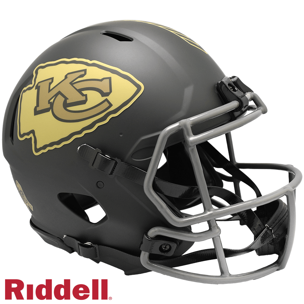Kansas City Chiefs Helmet Riddell Authentic Full Size Speed Style Salute To Service 2025