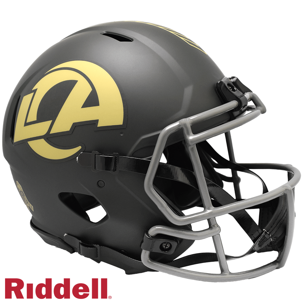 Los Angeles Rams Helmet Riddell Authentic Full Size Speed Style Salute To Service 2025