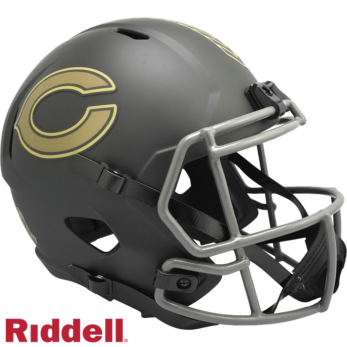Chicago Bears Helmet Riddell Replica Full Size Speed Style Salute To Service 2025