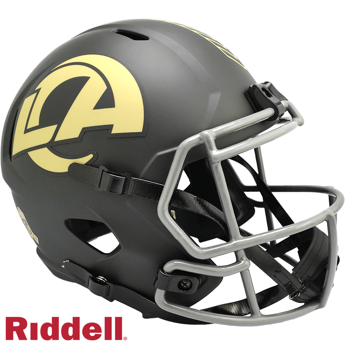 Los Angeles Rams Helmet Riddell Replica Full Size Speed Style Salute To Service 2025