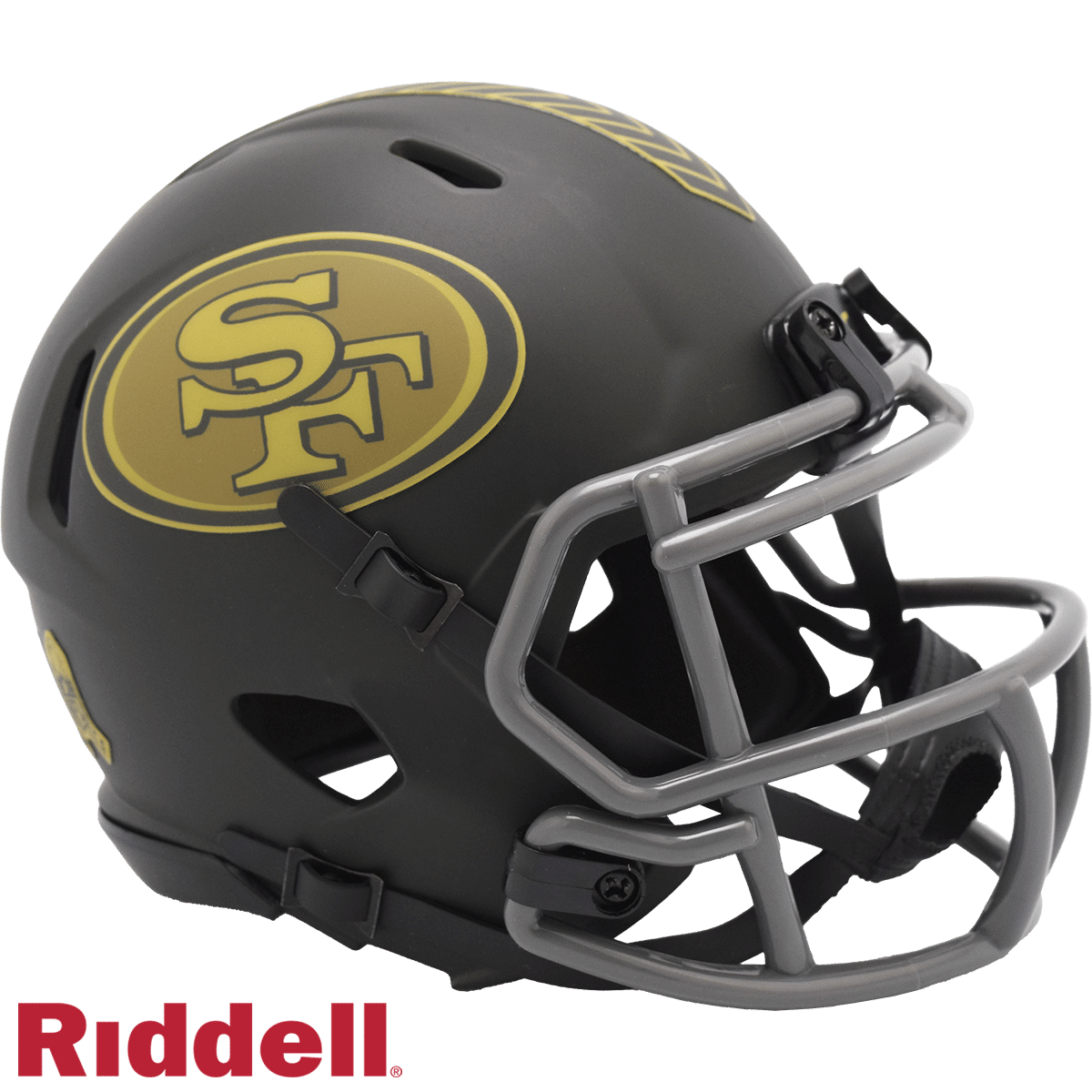 San Francisco 49ers Helmet Riddell Replica Mini Speed Style Salute To Service 2025
