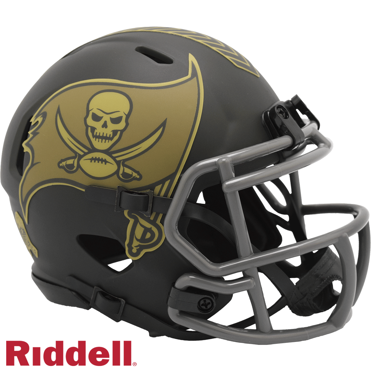 Tampa Bay Buccaneers Helmet Riddell Replica Mini Speed Style Salute To Service 2025