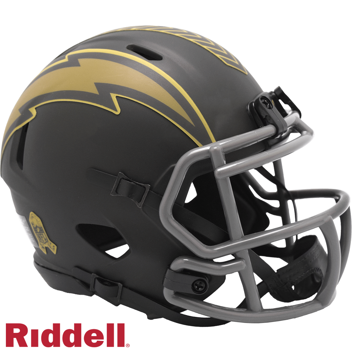 Los Angeles Chargers Helmet Riddell Replica Mini Speed Style Salute To Service 2025