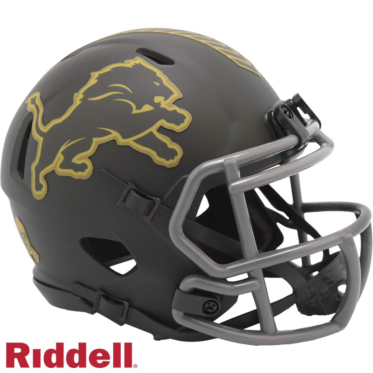 Detroit Lions Helmet Riddell Replica Mini Speed Style Salute To Service 2025