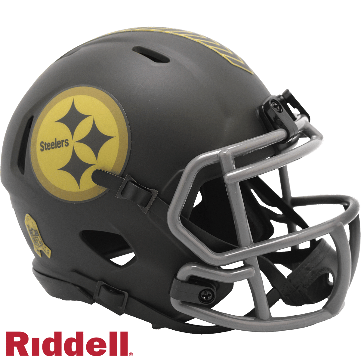 Pittsburgh Steelers Helmet Riddell Replica Mini Speed Style Salute To Service 2025