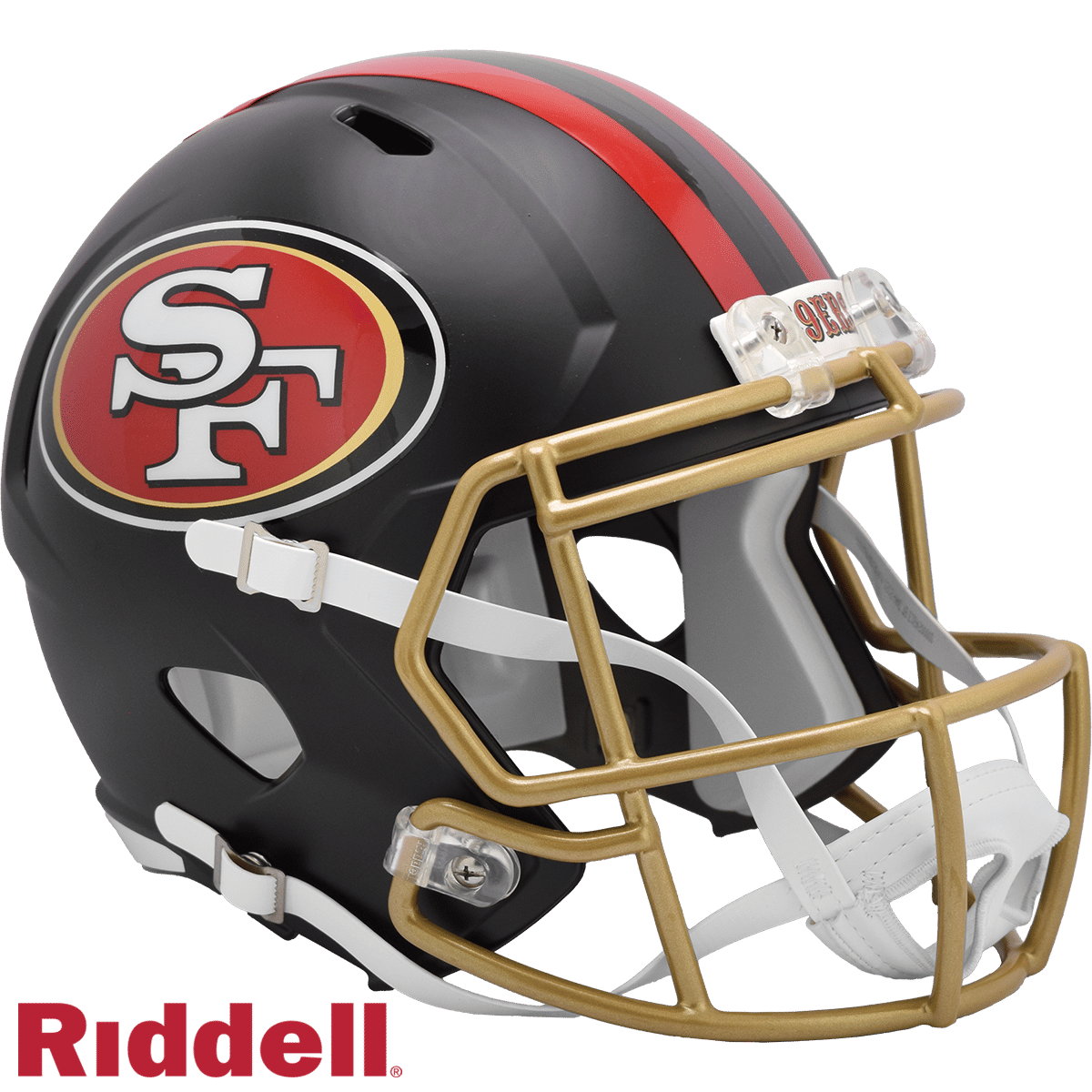 San Francisco 49ers Helmet Riddell Replica Full Size Speed Style Rivalry Alternate 2025