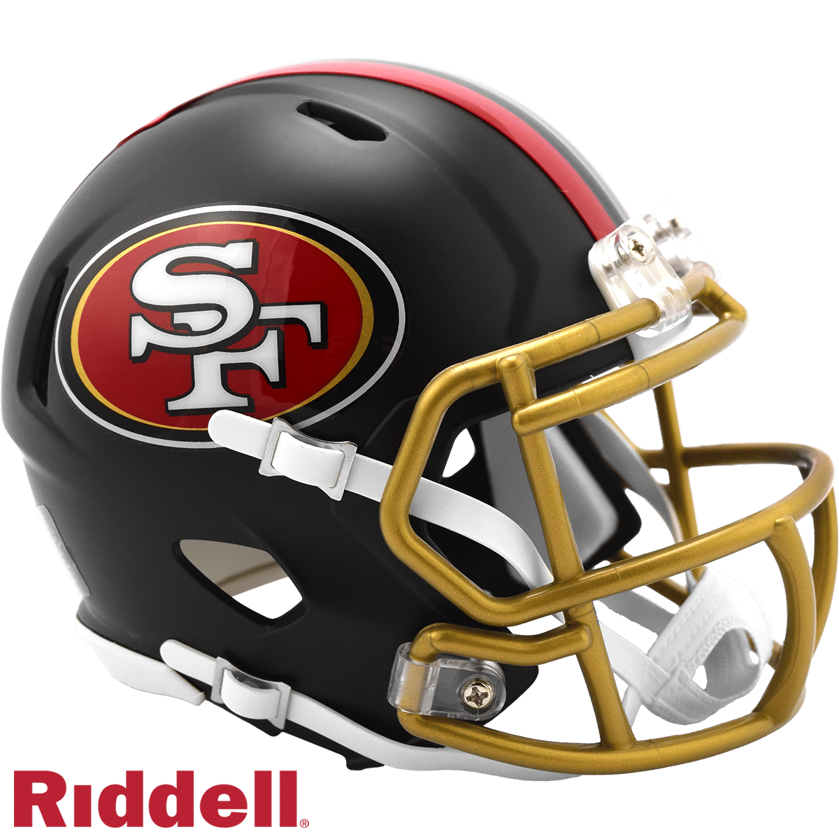 San Francisco 49ers Helmet Riddell Replica Mini Speed Style Rivalry Alternate 2025