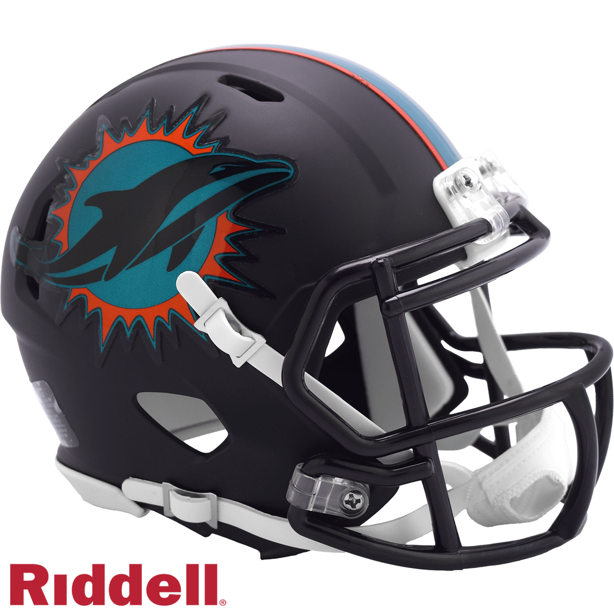 Miami Dolphins Helmet Riddell Replica Mini Speed Style Rivalry Alternate 2025 Miami Dolphins Helmet Riddell Replica Mini Speed Style Rivalry Alternate 2025