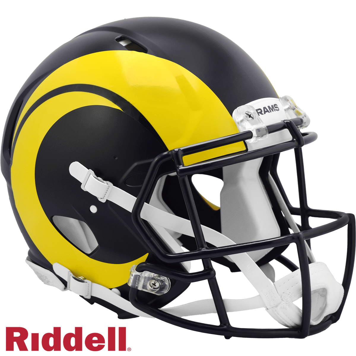 Los Angeles Rams Helmet Riddell Authentic Full Size Speed Style Rivalry Alternate 2025 – Special Order