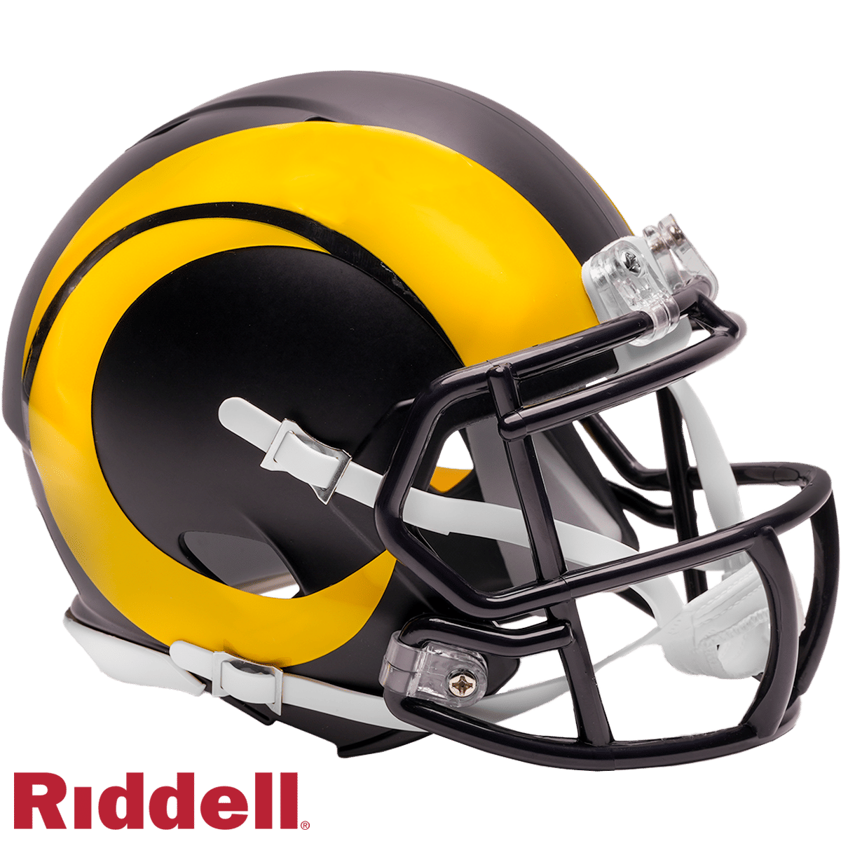 Los Angeles Rams Helmet Riddell Replica Mini Speed Style Rivalry Alternate 2025