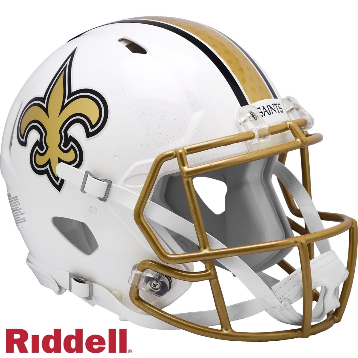 New Orleans Saints Helmet Riddell Authentic Full Size Speed Style On-Field Alternate 2025 – Special Order New Orleans Saints Helmet Riddell Authentic Full Size Speed Style On-Field Alternate 2025 – Special Order