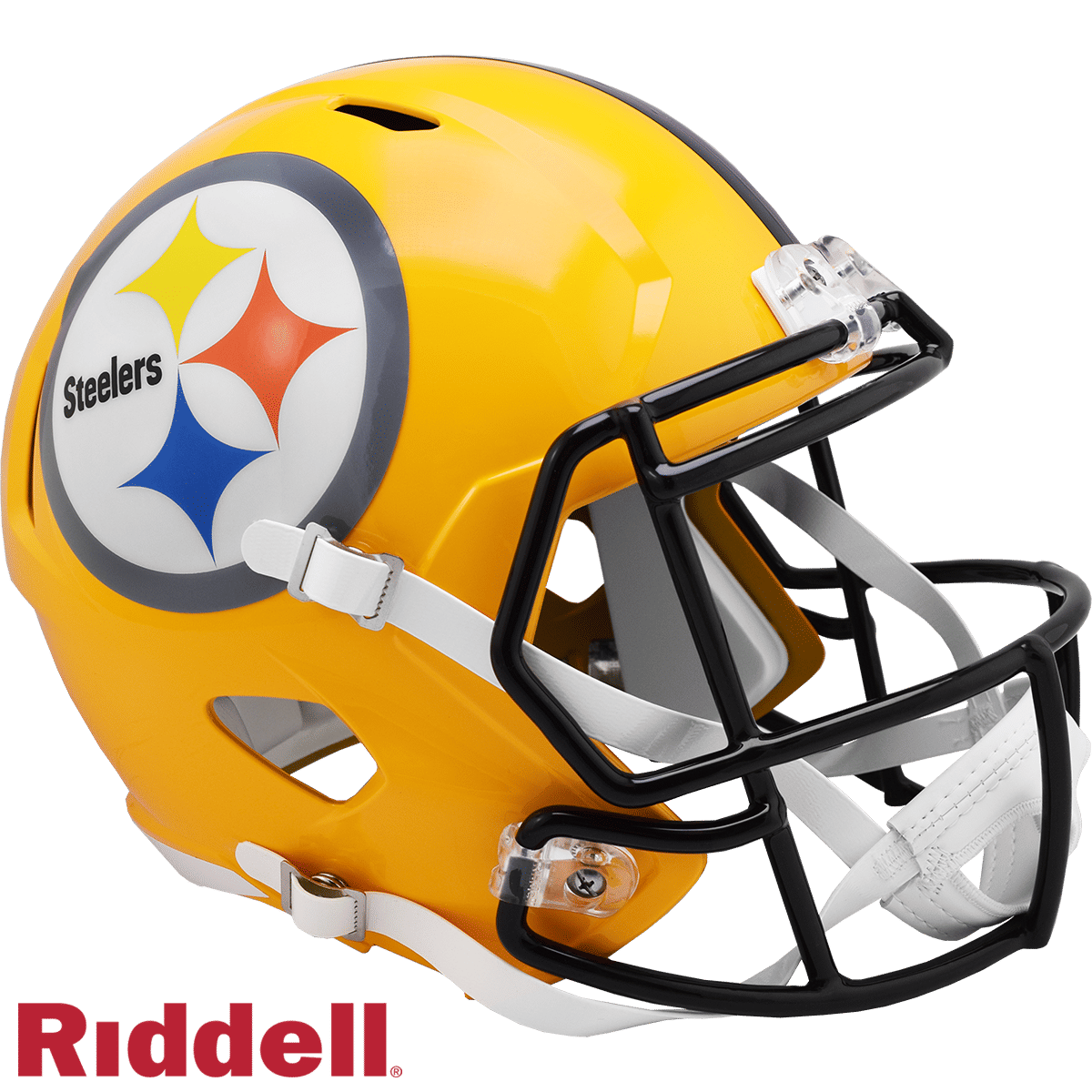 Pittsburgh Steelers Helmet Riddell Replica Full Size Speed Style 2007 Gold T/B Pittsburgh Steelers Helmet Riddell Replica Full Size Speed Style 2007 Gold T/B