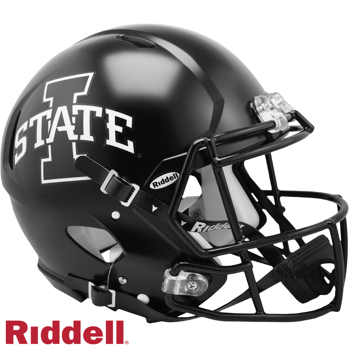 Iowa State Cyclones Helmet Riddell Authentic Full Size Speed Style Satin Black – Special Order