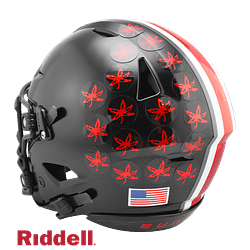 Category: Dropship Sports Fan Gifts, SKU #9585533533, Title: Ohio State Buckeyes Helmet Riddell Authentic Full Size SpeedFlex Style Black